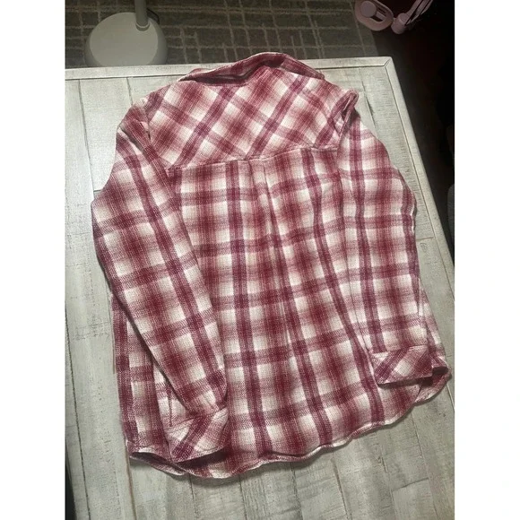 Idyllwind Miranda Lambert Women's XS/TP Red Plaid Flannel Shirt Button Down - Picture 2 of 5
